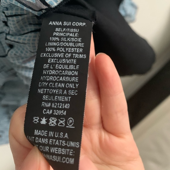 ANNA SUI from Anthropologie petite silk dress - Picture 5 of 5